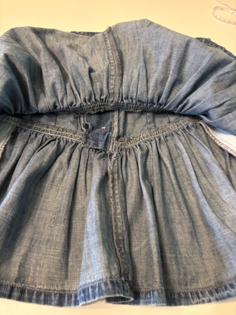 NWT We The Free Roselle Denim mini skirt size small - Picture 8 of 10